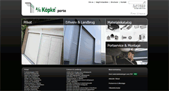 Desktop Screenshot of kopke.dk