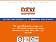 Tablet Screenshot of kopke.de